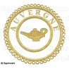 Badge / Macaron GLNF – Grande tenue provinciale – Grand Précepteur – Auvergne – Brodé main